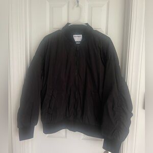 Old Navy Bomber Jacket- L Black